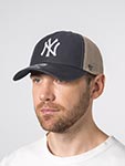 Бейсболка 47 BRAND арт. B-FLGSW17GWP-VNA New York Yankees MLB (синий / серый)